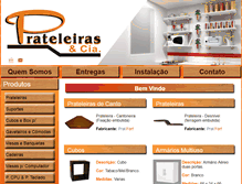 Tablet Screenshot of prateleirasecia.com.br